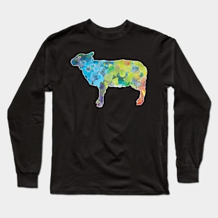 Cool sheep lamb goat color T-shirt Long Sleeve T-Shirt